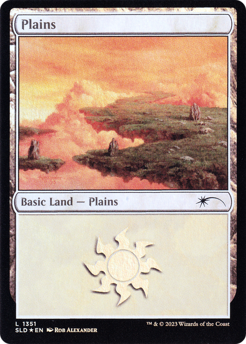 Plains (1351) (SLD-1351) - Secret Lair Drop Foil