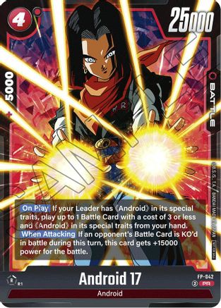 Android 17 - FB-042 (FB-042) - Fusion World Promotion Cards and Packs Holofoil