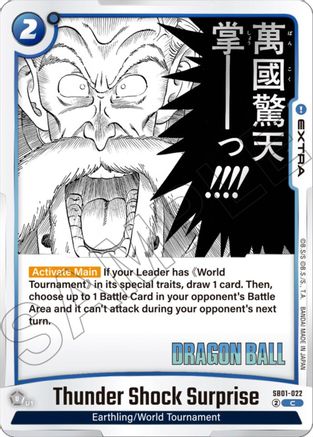 Thunder Shock Surprise (SB01-022) - Manga Booster 01