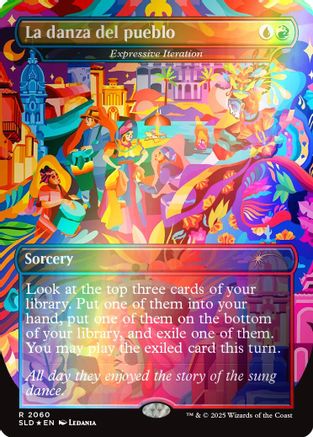 La danza del pueblo - Expressive Iteration (Rainbow Foil) (SLD-2060) - Secret Lair Drop Series Foil