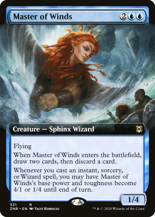 Master of Winds (Extended Art) (ZNR-331) - Zendikar Rising: (Extended Art) Foil