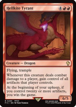 Hellkite Tyrant (Surge Foil) (FIC-295) - Commander: FINAL FANTASY Foil