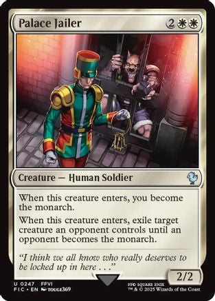 Palace Jailer (Surge Foil) (FIC-247) - Commander: FINAL FANTASY Foil