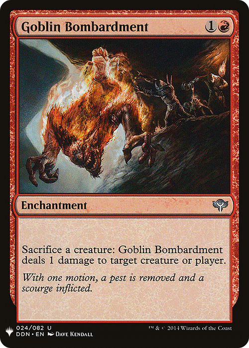 Goblin Bombardment (LIST-DDN-24) - The List