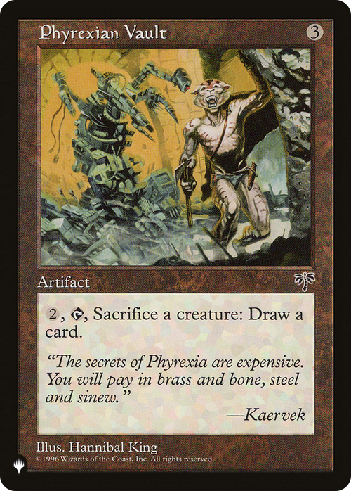 Phyrexian Vault (LIST-MIR-316) - The List