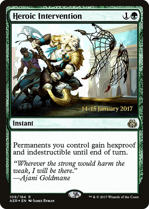 Heroic Intervention (AER) (PRE-109S) - Aether Revolt Promos Foil