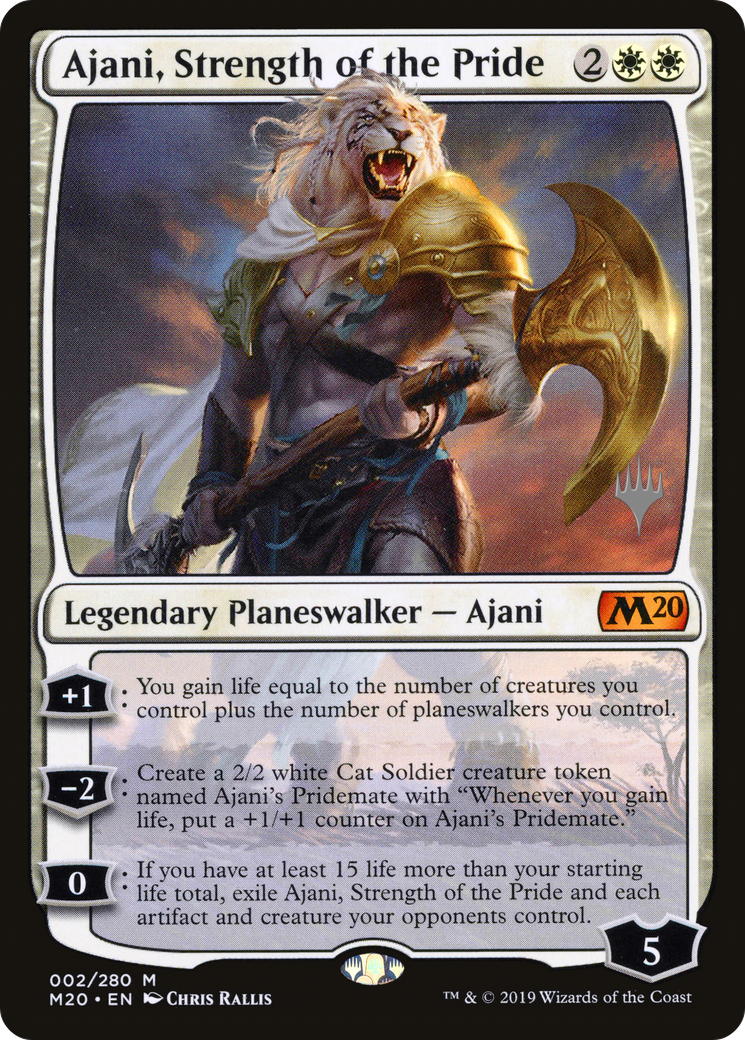 Ajani, Strength of the Pride (PPM20-02P) - Core Set 2020 Promos