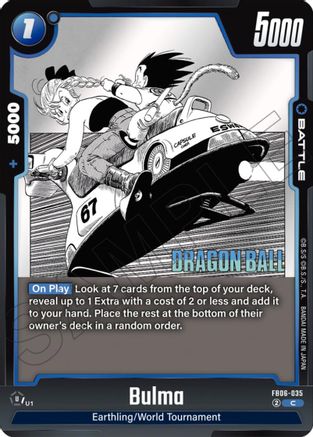 Bulma - FB06-035 (FB06-035) - Manga Booster 01