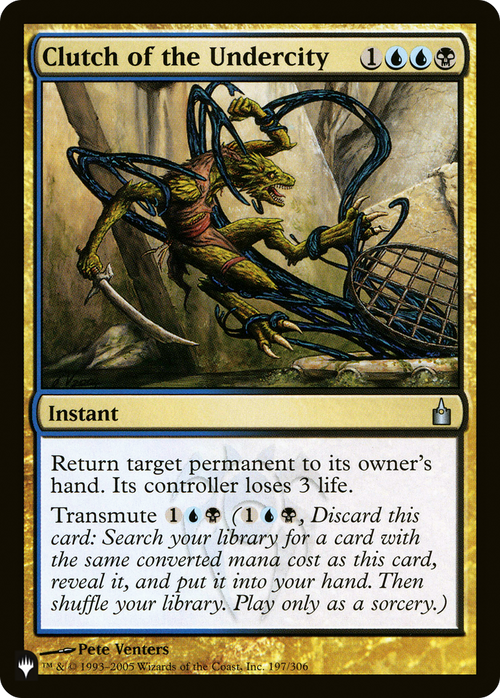 Clutch of the Undercity (LIST-197/306) - The List