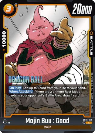 Majin Buu : Good (SB01-041) - Manga Booster 01 Holofoil