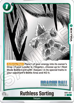 Ruthless Sorting (SB01-028) - Manga Booster 01