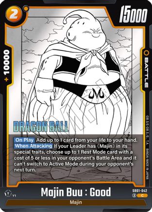 Majin Buu : Good - SB01-042 (SB01-042) - Manga Booster 01