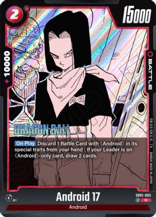 Android 17 (SB01-003) - Manga Booster 01 Holofoil