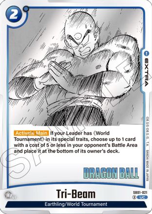 Tri-Beam (SB01-021) - Manga Booster 01 Holofoil