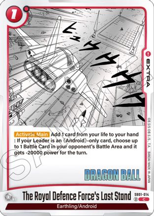 The Royal Defence Force's Last Stand (SB01-014) - Manga Booster 01 Holofoil