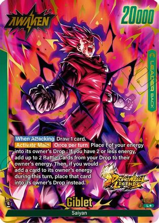Giblet - FS10-01 (Bonus Pack Alternate Art) (FS10-01) - Starter Deck 10 Giblet Holofoil