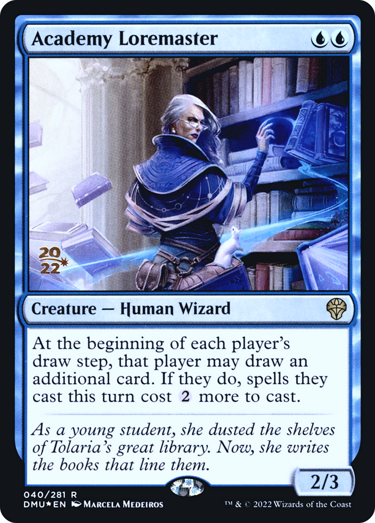 Academy Loremaster (PRE-040) - Dominaria United Promos Foil