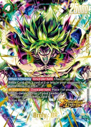 Broly : BR (Bonus Pack Alternate Art) (FS10-14) - Starter Deck 10 Giblet Holofoil