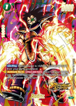 Raditz (Bonus Pack Alternate Art) (FS10-16) - Starter Deck 10 Giblet Holofoil