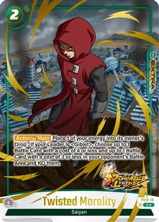 Twisted Morality (Bonus Pack Alternate Art) (FS10-18) - Starter Deck 10 Giblet Holofoil