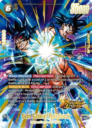 Son Goku/Bardock (Bonus Pack Alternate Art) (FS09-08) - Starter Deck 9 Shallot Holofoil