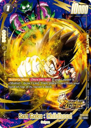 Son Goku : Childhood (Bonus Pack Alternate Art) (FS09-09) - Starter Deck 9 Shallot Holofoil