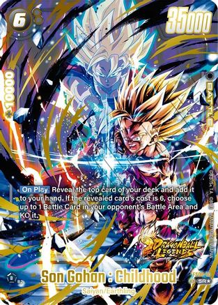 Son Gohan : Childhood (Bonus Pack Alternate Art) (FS09-10) - Starter Deck 9 Shallot Holofoil