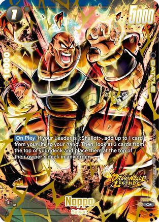 Nappa (Bonus Pack Alternate Art) (FS09-12) - Starter Deck 9 Shallot Holofoil