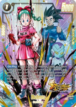 Bulma (Bonus Pack Alternate Art) (FS09-14) - Starter Deck 9 Shallot Holofoil