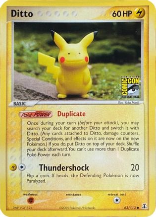 Ditto (SDCC Stamp) 039/113  Miscellaneous Cards & Products - Uncommon