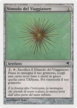 Wayfarer's Bauble (Italian) - "Ninnolo del Viaggiatore" (D44) (PSAL-D44) - Magic Encyclopedia 2005 (Salvat/Hachette)