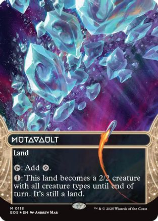 Mutavault (0118) (Borderless) (Galaxy Foil) (EOS-118) - Edge of Eternities: Stellar Sights Foil