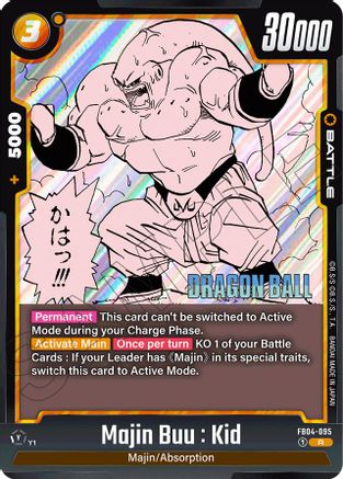 Majin Buu : Kid - FB04-095 (FB04-095) - Manga Booster 01 Holofoil