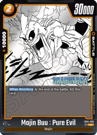 Majin Buu : Pure Evil - FB04-096 (FB04-096) - Manga Booster 01 Holofoil