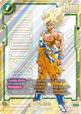Son Goku - FB05-119 (Super Alternate Art) (FB05-119) - Manga Booster 01 Holofoil