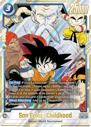 Son Goku : Childhood - SB01-018 (Alternate Art) (SB01-018) - Manga Booster 01 Holofoil