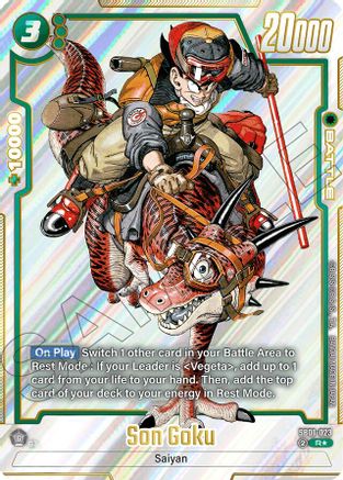 Son Goku - SB01-023 (Alternate Art) (SB01-023) - Manga Booster 01 Holofoil
