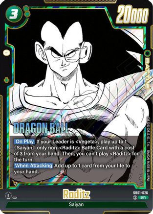 Vegeta - SB01-026 (SB01-026) - Manga Booster 01 Holofoil