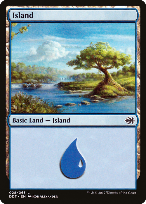 Island (28) (DDT-028) - Duel Decks: Merfolk vs. Goblins