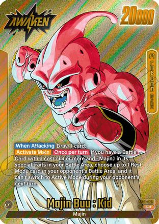 Majin Buu : Evil - SB01-029 (Gold) (SB01-029) - Manga Booster 01 Holofoil