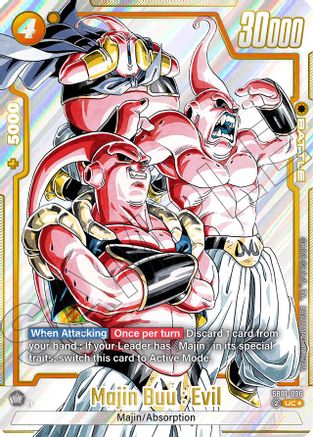 Majin Buu : Evil - SB01-036 (Alternate Art) (SB01-036) - Manga Booster 01 Holofoil