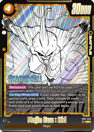 Majin Buu : Kid - SB01-039 (SB01-039) - Manga Booster 01 Holofoil