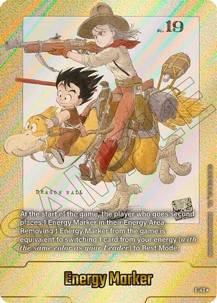 Energy Marker (E-43) (Gold) (E-43) - Fusion World Energy Markers Holofoil