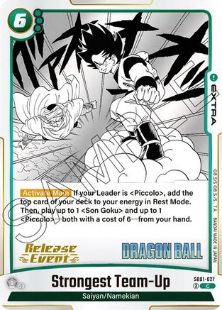 Strongest Team-Up (SB01-027) - Manga Booster 01 Release Event Cards