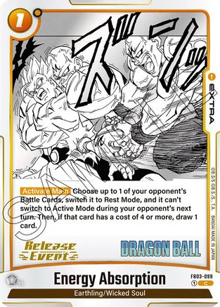Energy Absorption (FB03-099) - Manga Booster 01 Release Event Cards