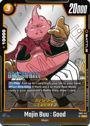 Majin Buu : Good - SB01-041 (SB01-041) - Manga Booster 01 Release Event Cards