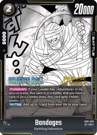 Bandages (SB01-058) - Manga Booster 01 Release Event Cards