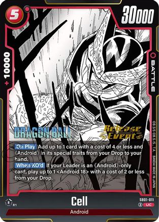 Cell - SB01-011 (SB01-011) - Manga Booster 01 Release Event Cards