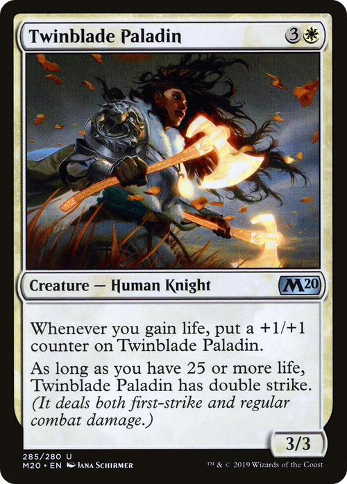 Twinblade Paladin (M20-285) - Core Set 2020