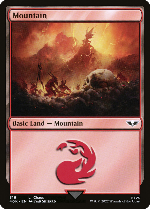 Mountain (316) (40K-316) - Warhammer 40,000 Commander